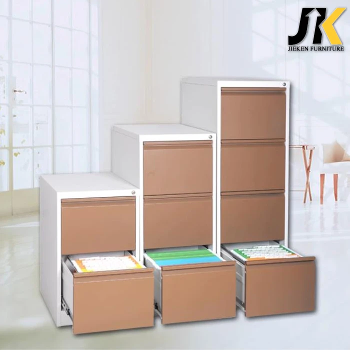 Metal vertical file cabinet